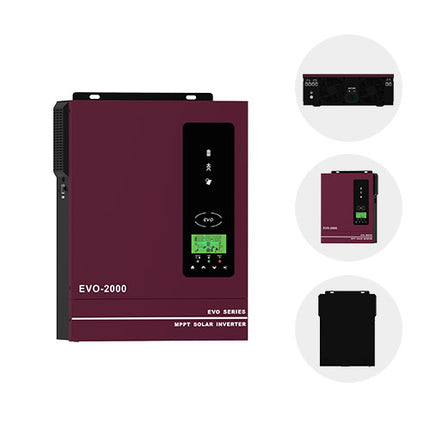 Onduleur solaire hybride hors réseau de 2 KW, OU 3,2 KW