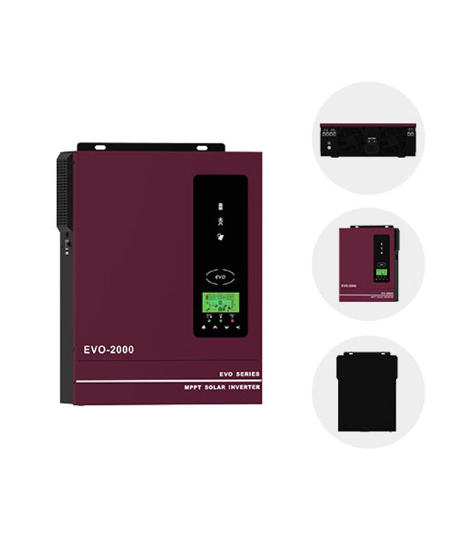Onduleur solaire hybride hors réseau de 2 KW, OU 3,2 KW