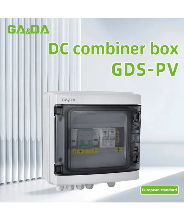 Coffret de protection DC photovoltaïque 1 MPPT - 600 V avec parafoudre