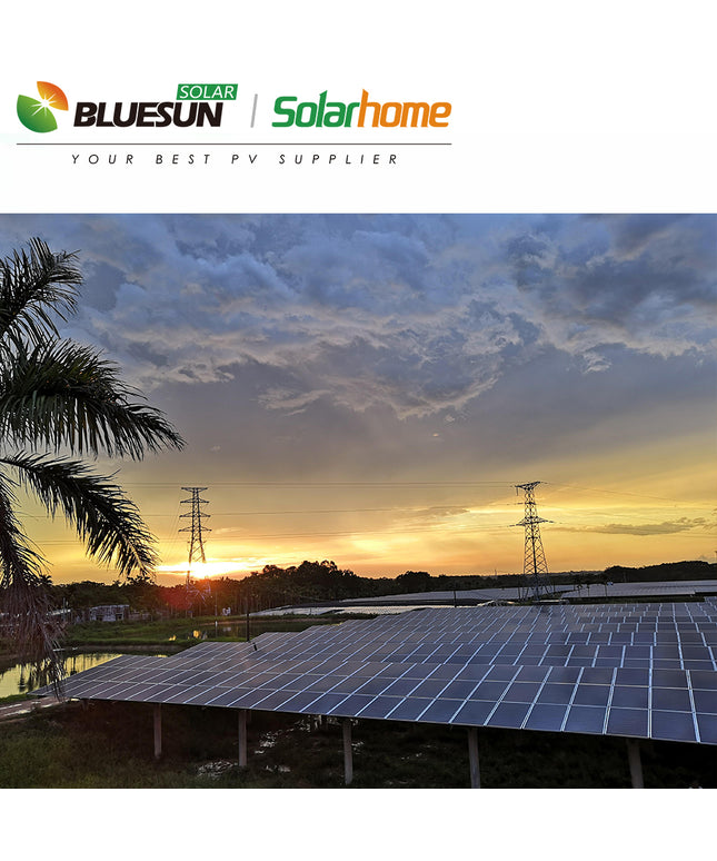 Panneau Solaire À Bardeaux Perc Monocristallin Bluesun 480W