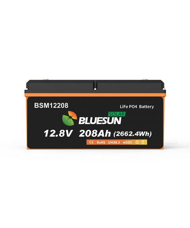 Batteries rechargeables Bluesun Lithium-ion 12V 208Ah LifePO4 Batterie solaire