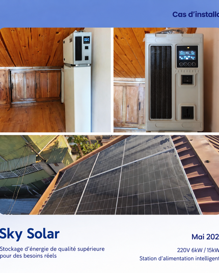 Centrale électrique intelligente 220 V/ 12kW 30 kWh