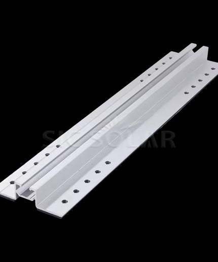 Mini Rail en aluminium de support de panneau solaire de toit en métal pour le montage de système de support de montage de panneau solaire