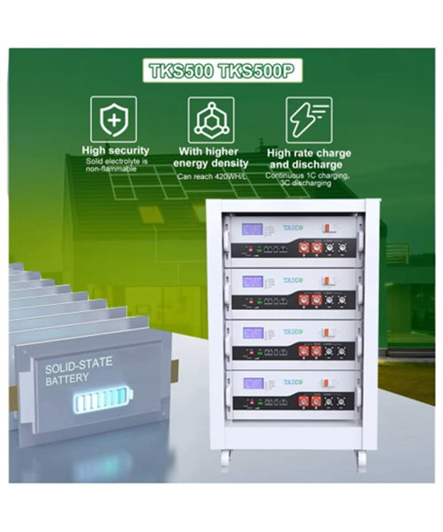 TAICO TKS500 batterie Solid Lithium Lifepo4 48V, 100ah