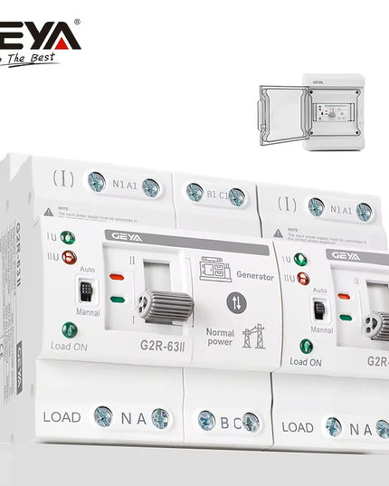 Commutateur de transfert automatique- Double alimentation Sélecteurs électriques Alimentation sans interruption 40 A 63 A 110 V 220 V