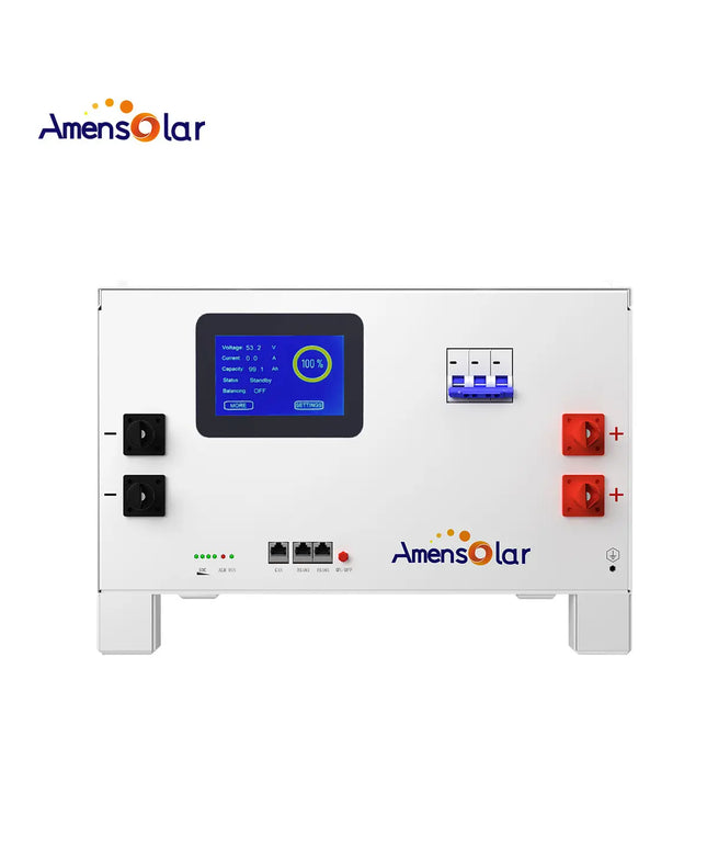S52300 AMENSOLAR LifePo4 Battery 51.2V/  300Ah / 16kwh