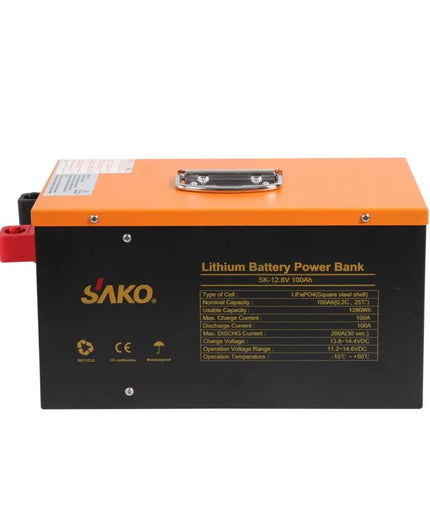 Batterie au lithium 12V100AH