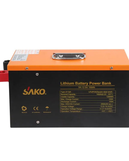 PACK onduleur SAKO 1KVa +batterie LiFePo4 1,280Kwh ou 2,56Kwh