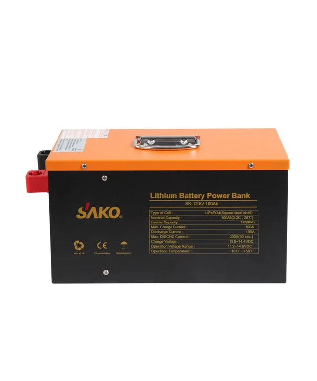 PACK onduleur SAKO 1KVa +batterie LiFePo4 1,280Kwh ou 2,56Kwh