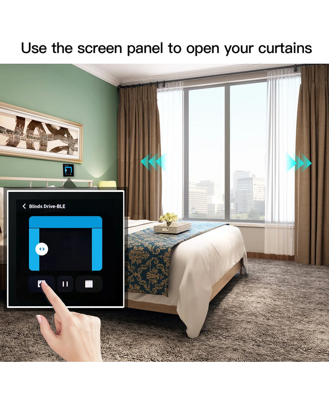 Tuya Smart 4 Pouce Multi-fonctionnel Panneau de Contrôle Écran Tactile Commutateur Contrôle Smart Home Central Panneau Sync avec Smart Life App