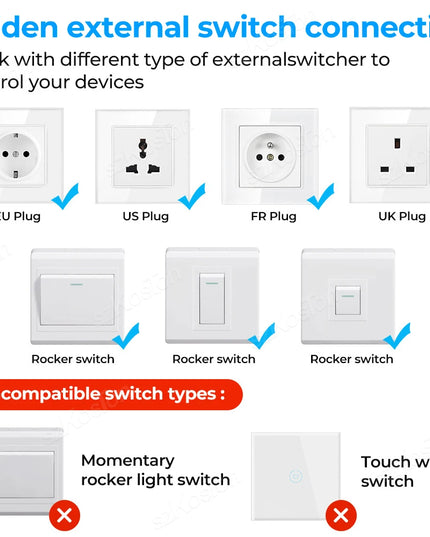Module de commutation intelligent 16 A, application eWeLink, relais de disjoncteur intelligent DIY pour, Alice, Alexa, Google Home Assistant, Zigbee2