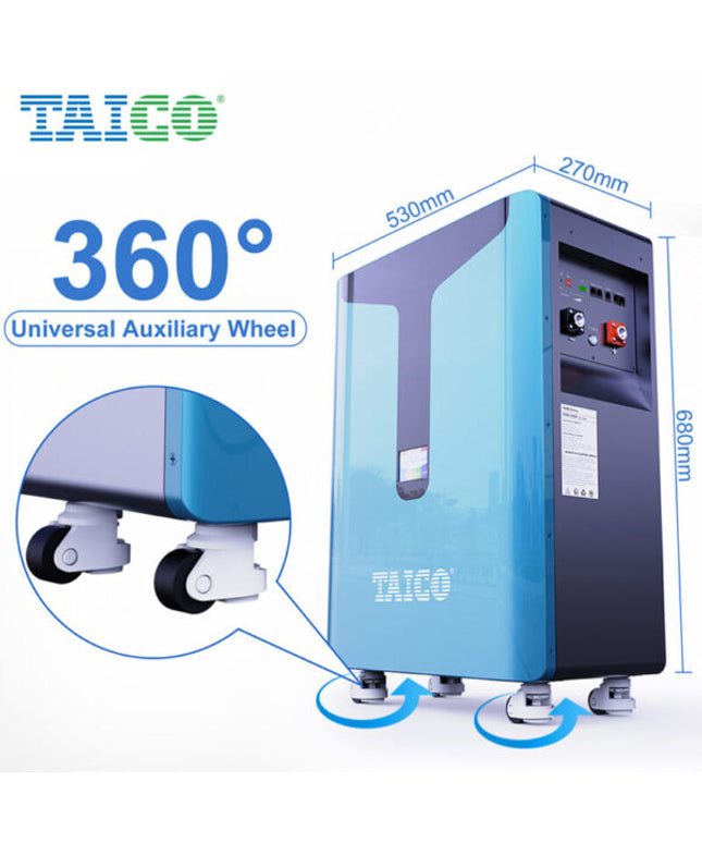 Batterie LiFePO4 TAICO 15 kWh 16 kWh 48 V 300 Ah