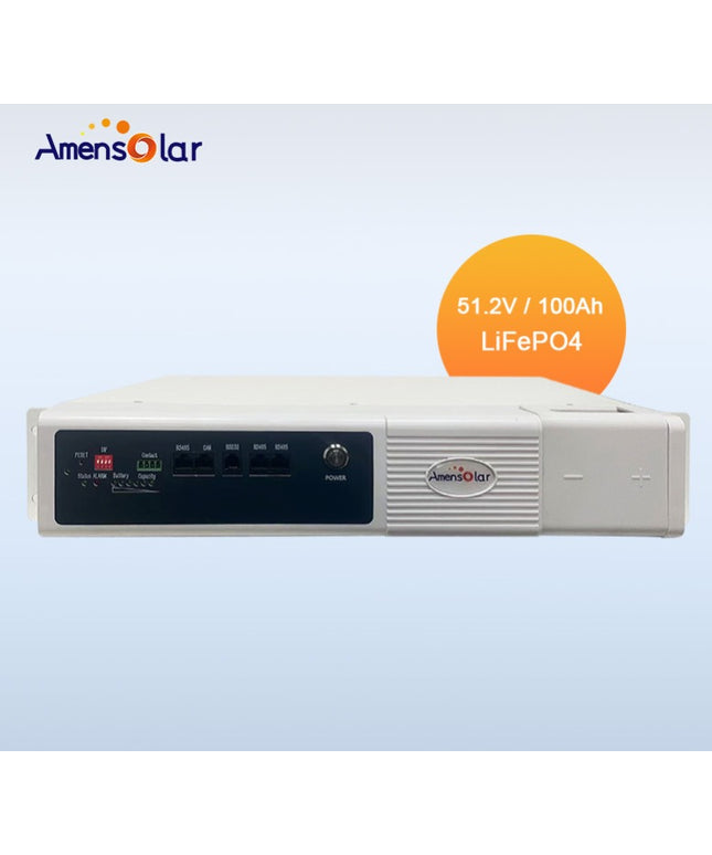 AW5120 51.2V 100AH 5.12KWH Batterie solaire  LiFePO4 Ultra-mince