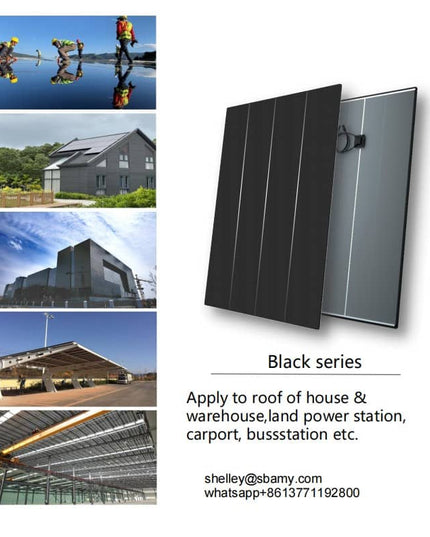 Panneaux solaire Architectural Série Noire