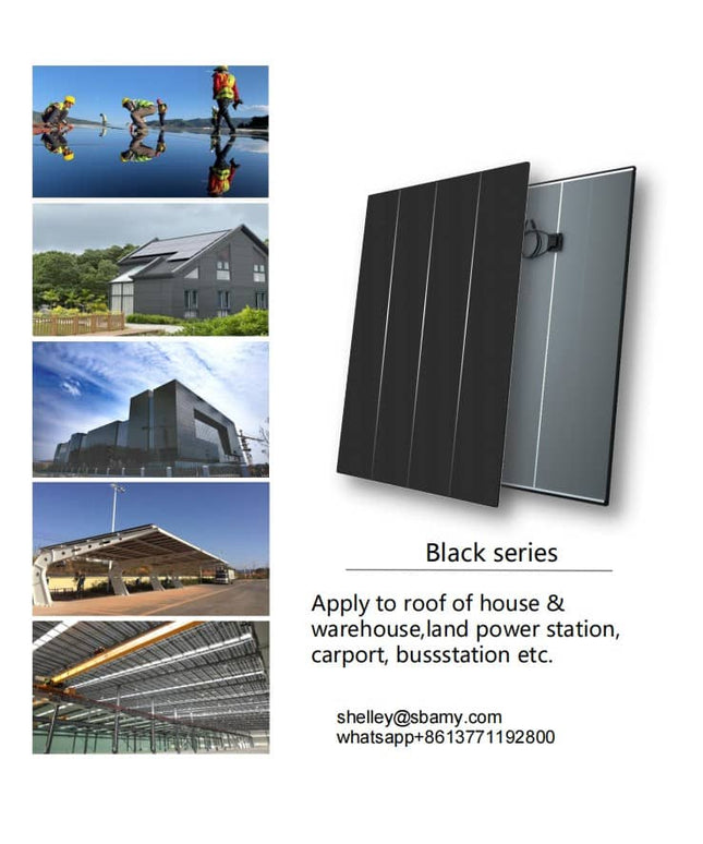 Panneaux solaire Architectural Série Noire