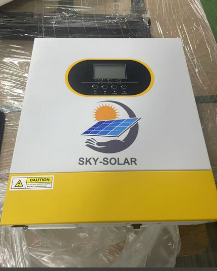 kit photovoltaïque complet avec onduleur 6,2Kw Amensolar et 1 batterie LiFeP04 de 10240Wh 6000Cycles