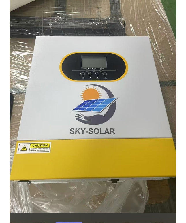 kit photovoltaïque complet avec onduleur 6,2Kw Amensolar et 1 batterie LiFeP04 de 5120Wh 6000Cycles