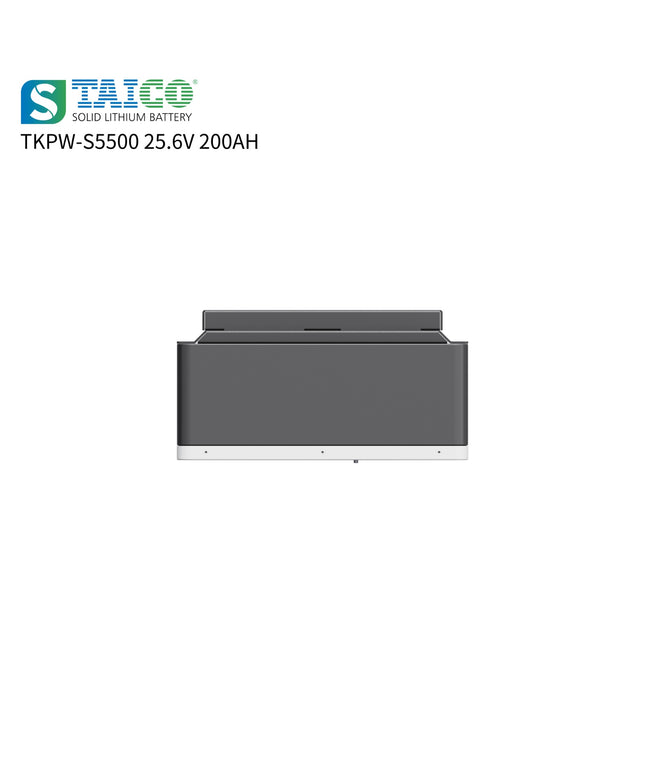 Batterie 25,6V Taico LiFep04 ~200Ah Solid Lithium