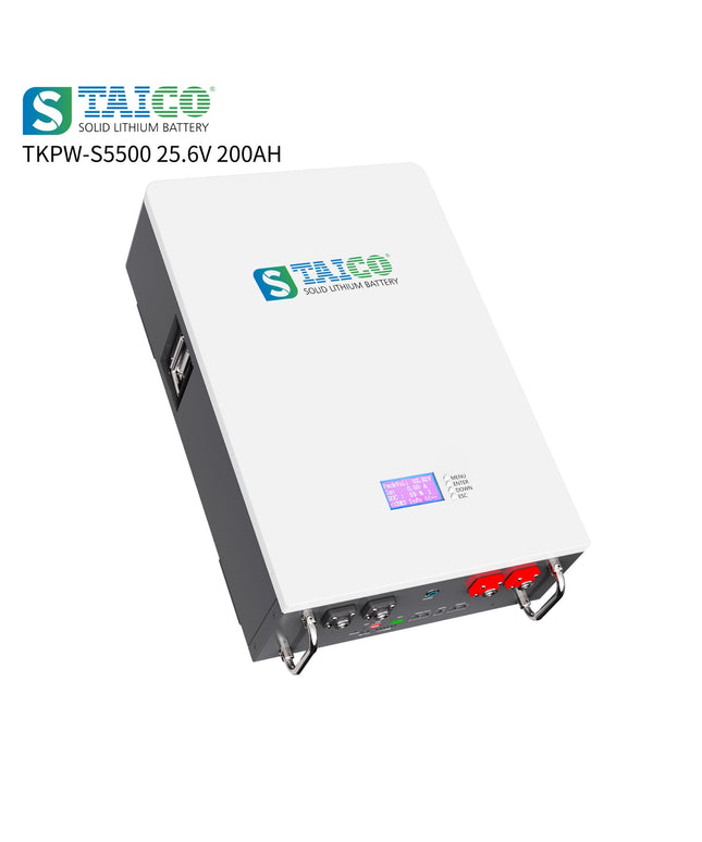 Batterie 25,6V Taico LiFep04 ~200Ah Solid Lithium