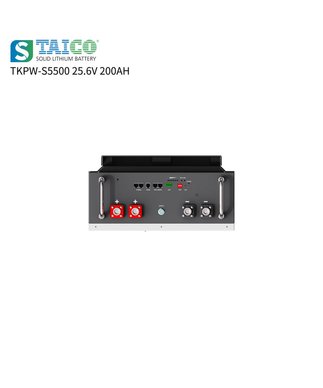 Batterie 25,6V Taico LiFep04 ~200Ah Solid Lithium