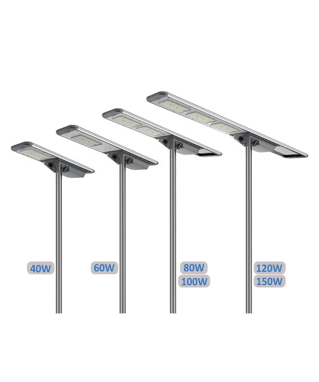 Réverbère LED solaire intégré tout en un (AN-SLV)