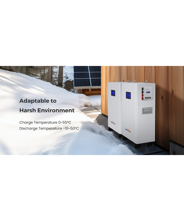 AMF16000 51,2V 300AH 17Kwh Batterie solaire à montage mural