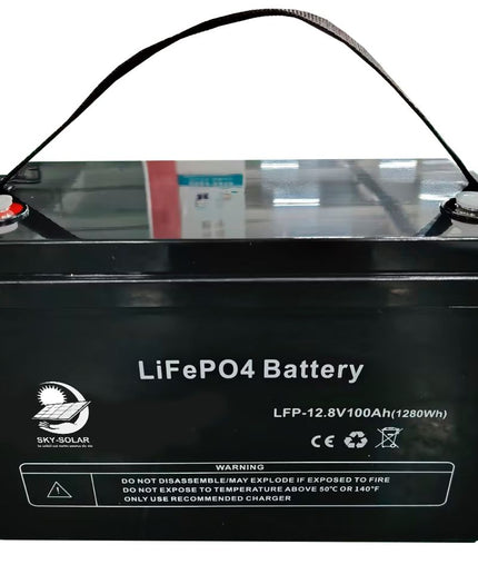 Batterie lithium - ion 12,8v -100Ah